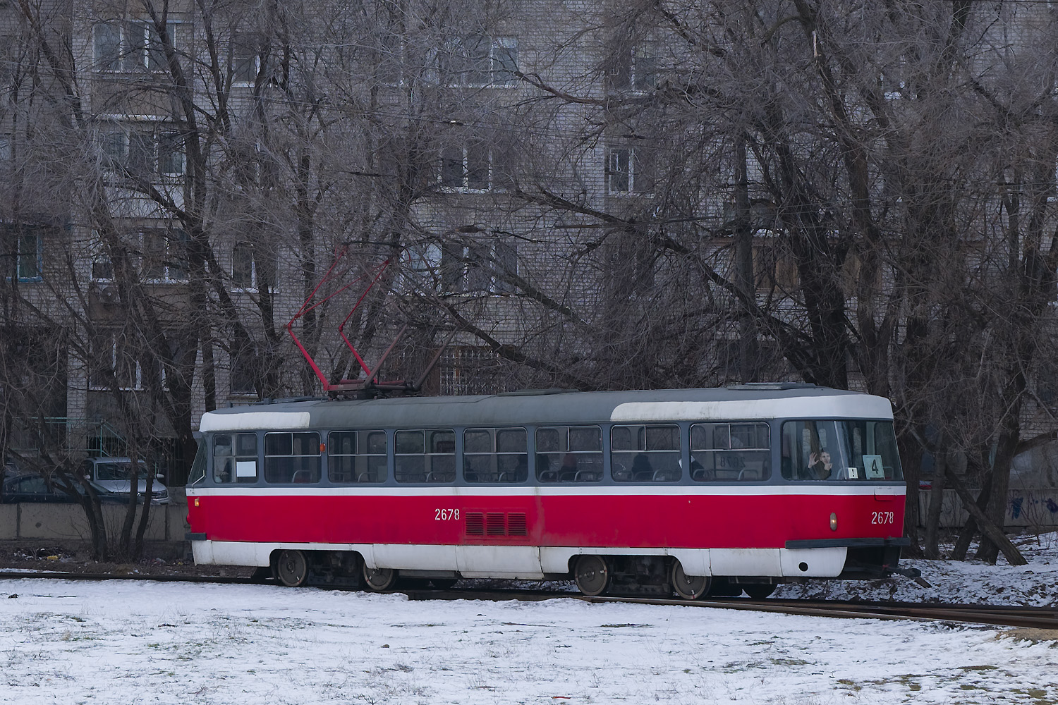 Волгоград, Tatra T3SU (двухдверная) № 2678