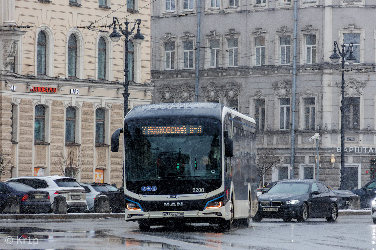 Санкт-Петербург, MAN 12C Lion's City 12 E NL367 № 2200