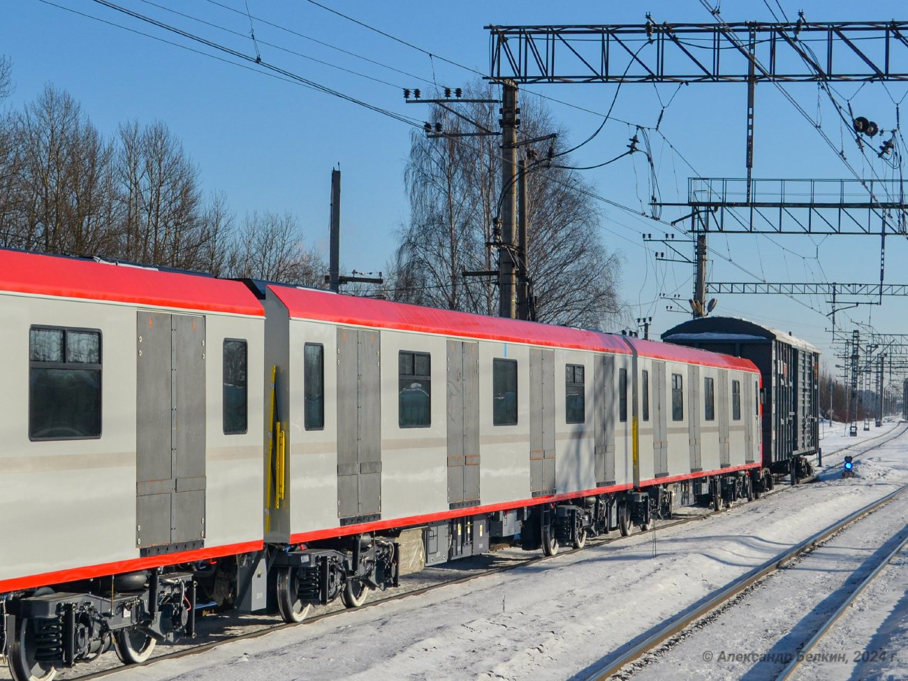 Санкт-Петербург, 81-726.1 «Балтиец» № 26085; Санкт-Петербург — Метрополитен — Перегонка вагонов метро по ж/д