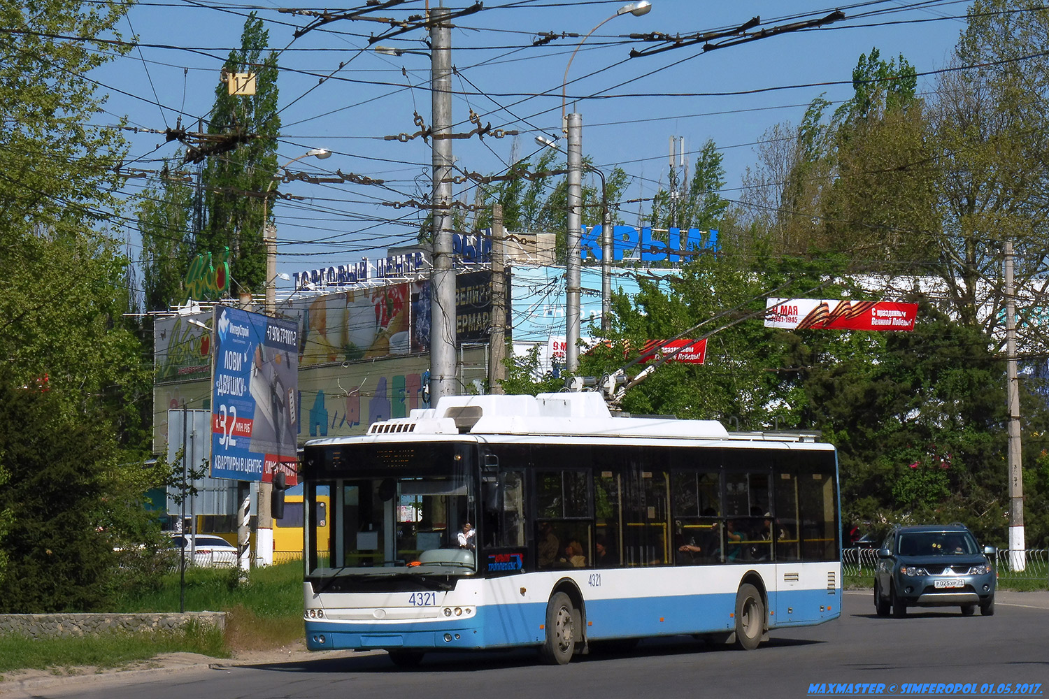 Krimas trolejbuss, Bogdan T70110 № 4321