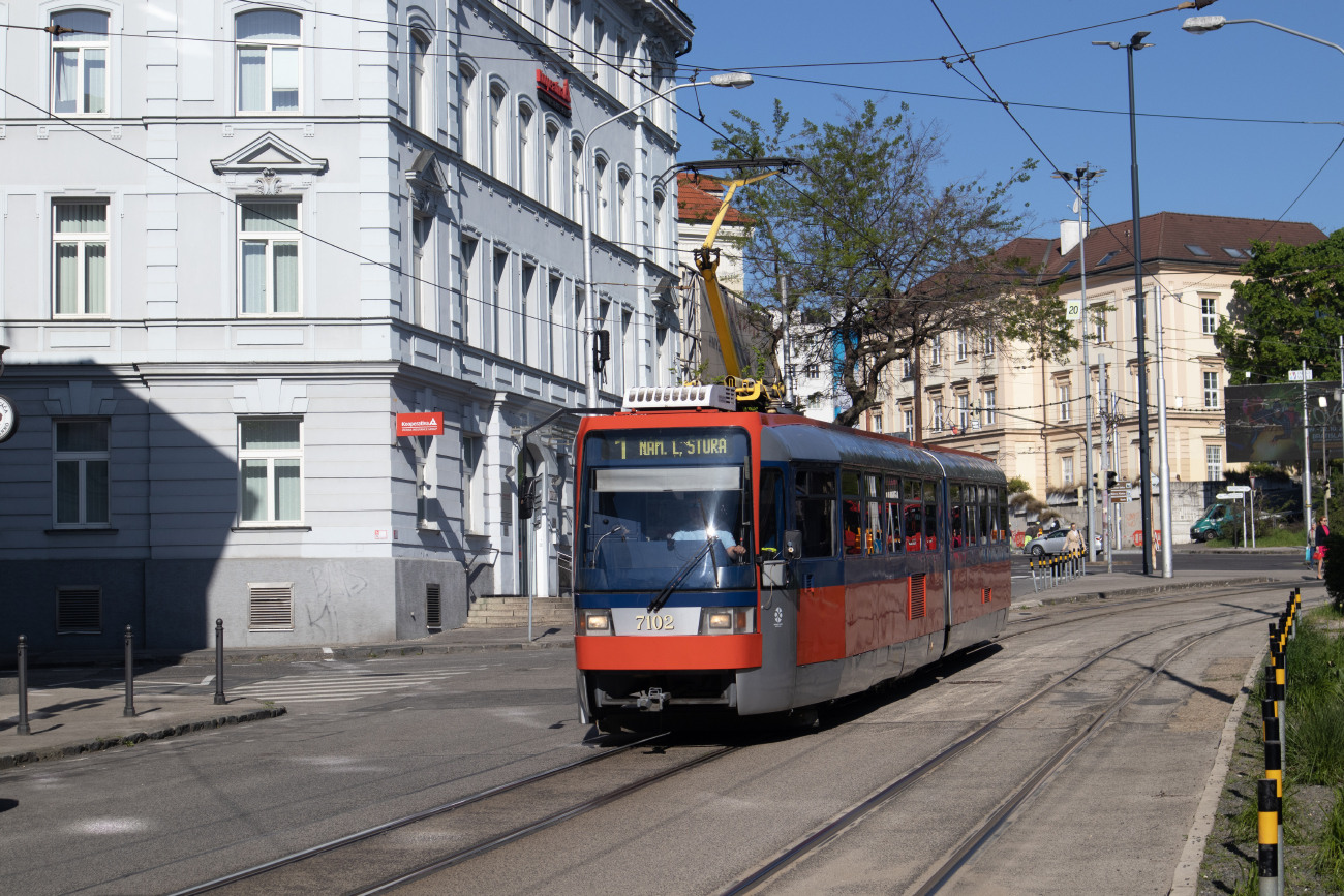 Pressburg, Tatra K2S Nr. 7102
