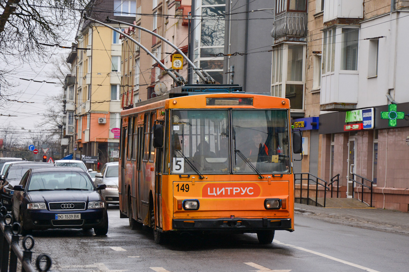 Тернополь, Škoda 14Tr08/6 № 149