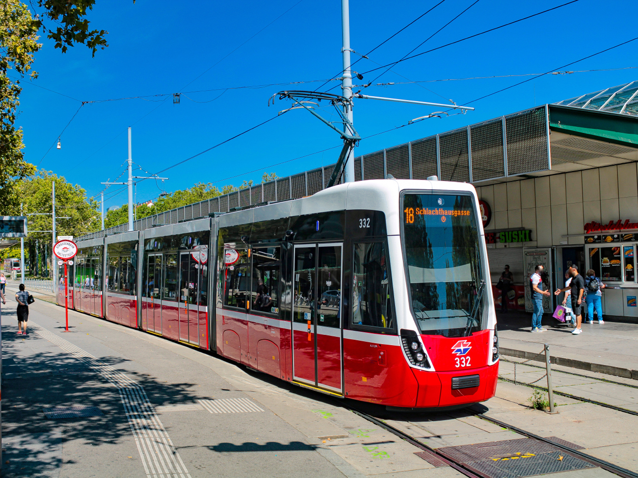 Вена, Bombardier Flexity Wien (Type D) № 332