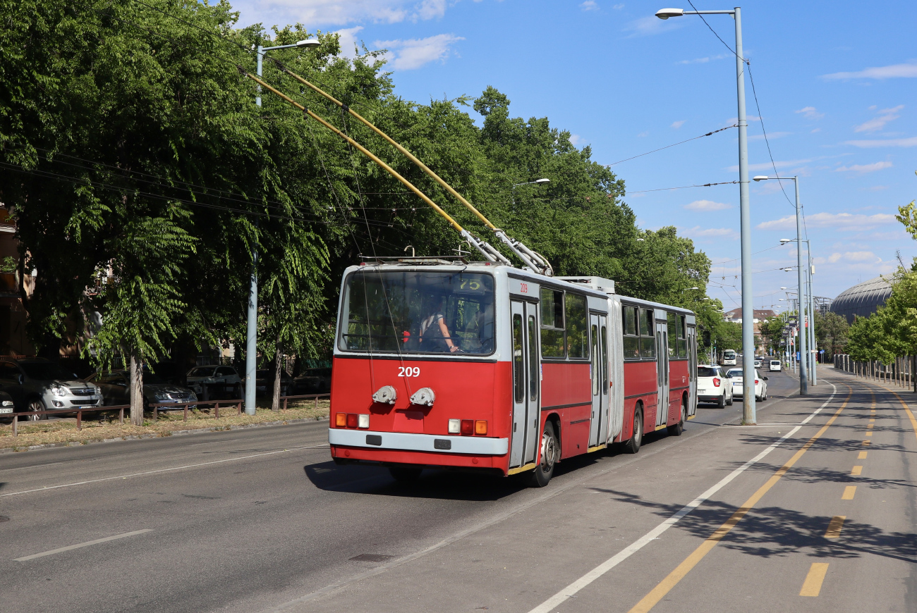 Budapeszt, Ikarus 280.94 Nr 209 Budapeszt, Ikarus 280.94 Nr 209