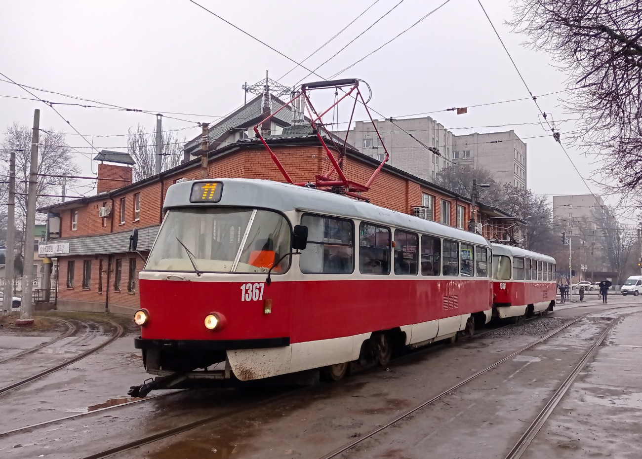 Днепр, Tatra T3SU № 1367