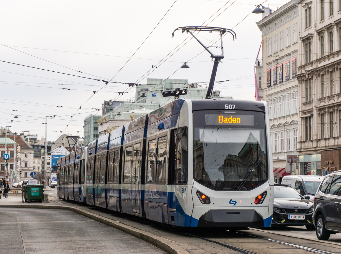 Vídeň, Alstom 500 č. 507 Vídeň, Alstom 500 č. 507