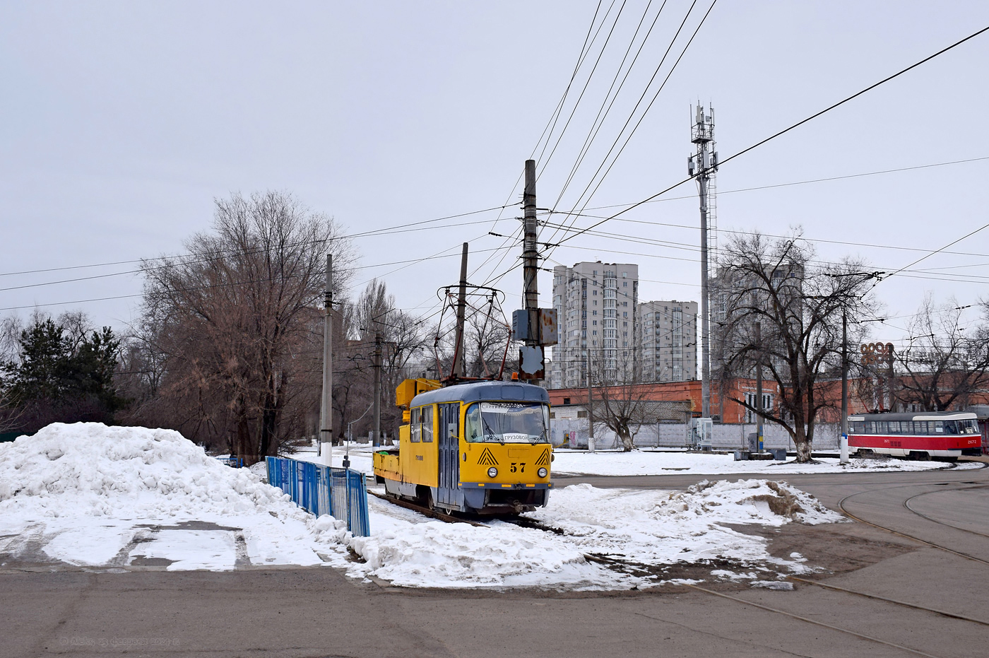 Волгоград, Tatra T3SU (двухдверная) № 57 Волгоград, Tatra T3SU (двухдверная) № 57
