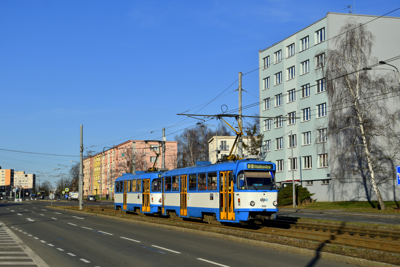 Острава, Tatra T3R.P № 996