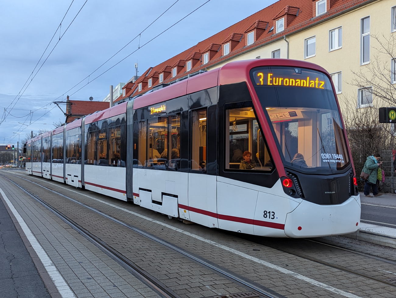 Эрфурт, Stadler Tramlink № 813