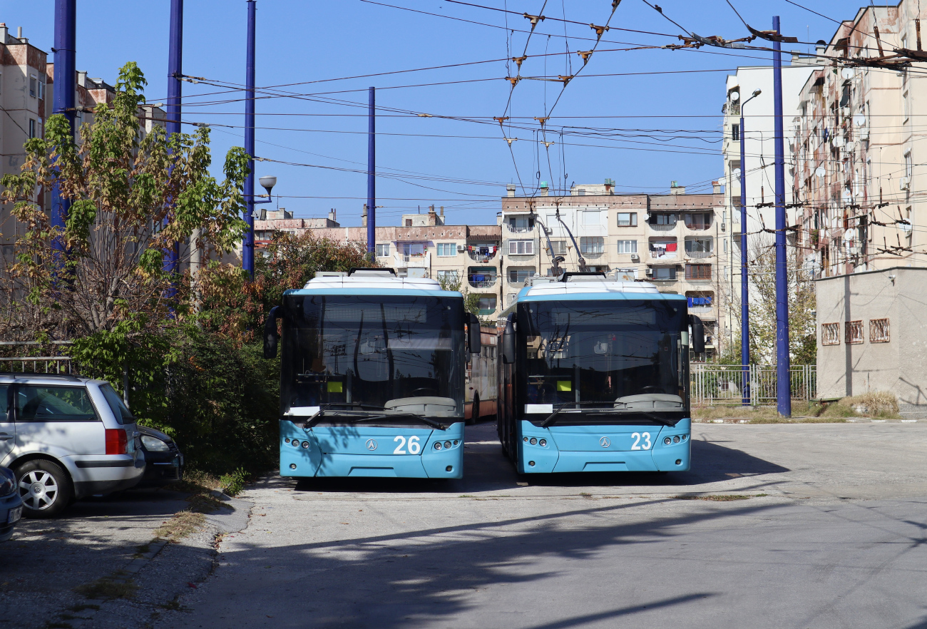 Пазарджик, ЛАЗ E183A1 № 26; Пазарджик, ЛАЗ E183A1 № 23