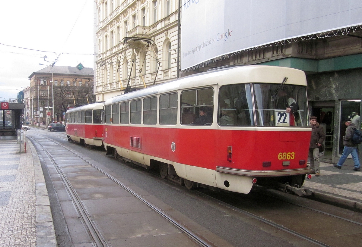 Praha, Tatra T3 č. 6863