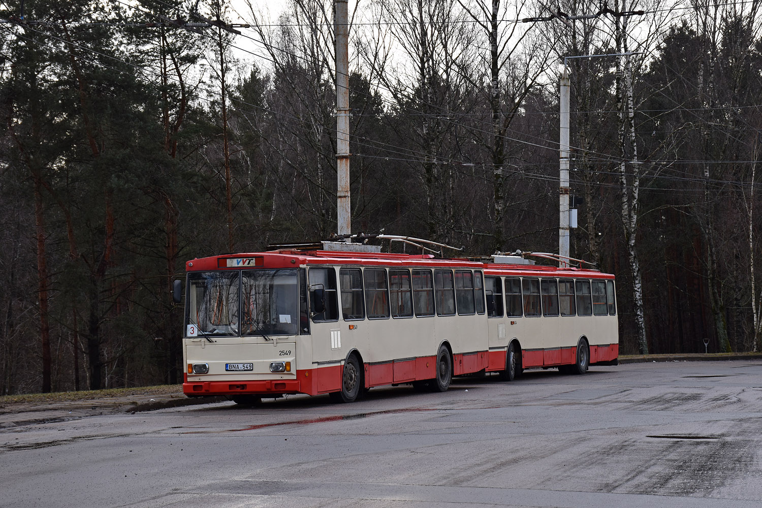 Вильнюс, Škoda 14Tr89/6 № 2549