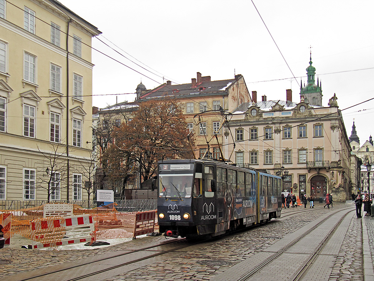Львов, Tatra KT4SU № 1098