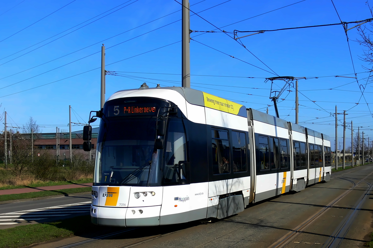 Антверпен, Bombardier Flexity 2 № 7316