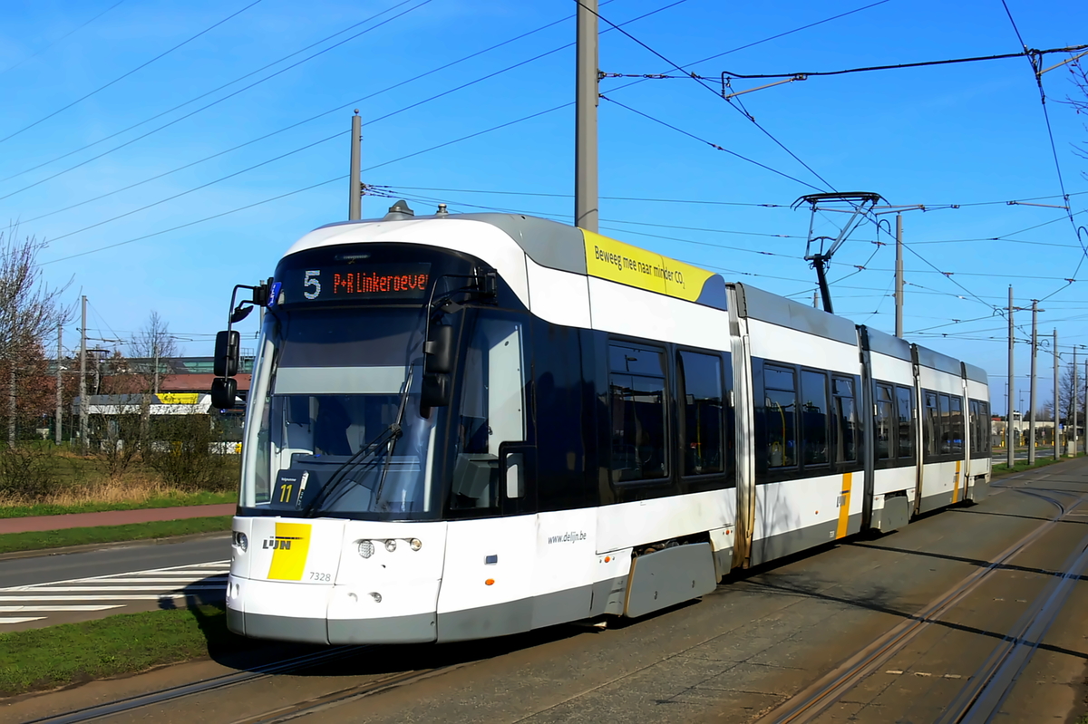 Антверпен, Bombardier Flexity 2 № 7328