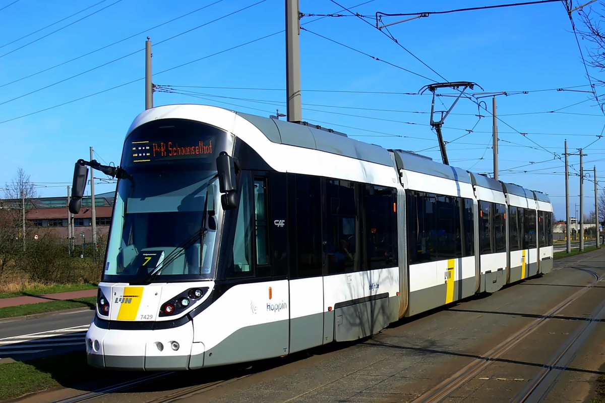 Антверпен, CAF Urbos 100 № 7429