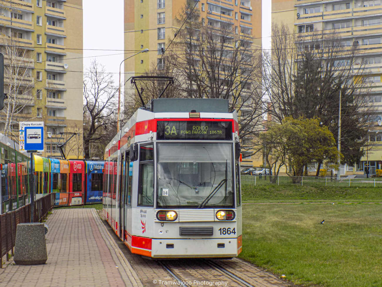 Лодзь, Duewag MGT6D № 1864