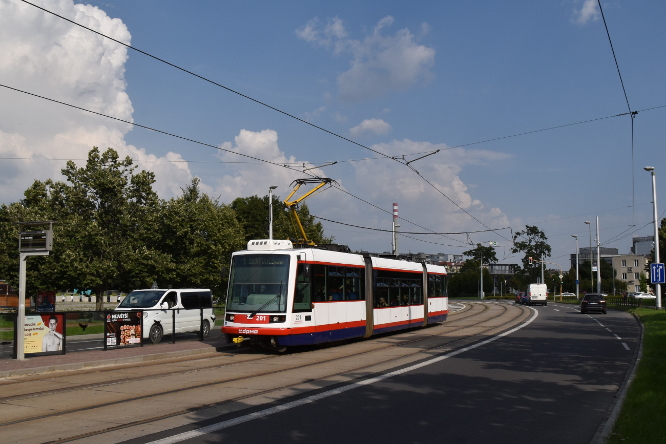 Оломоуц, Škoda 03T1 Astra № 201