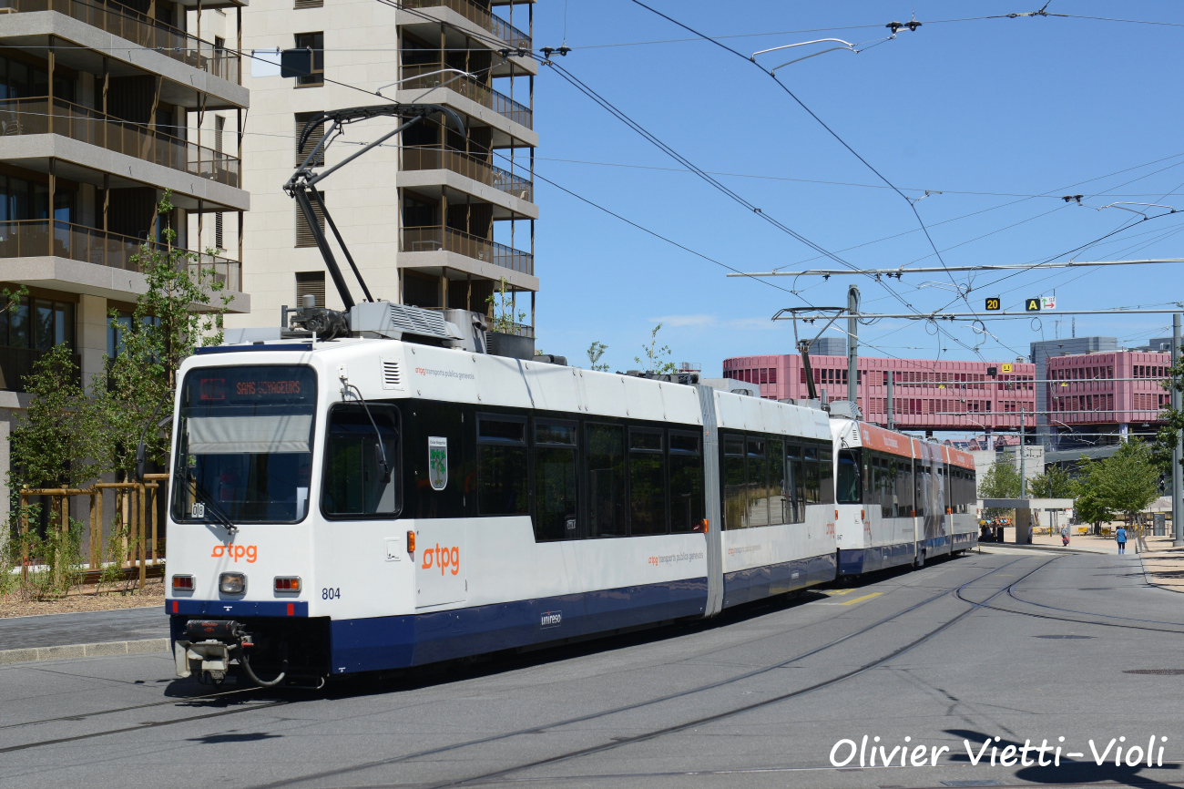 Женева, ACMV/ABB/Duewag Be 4/6 № 804