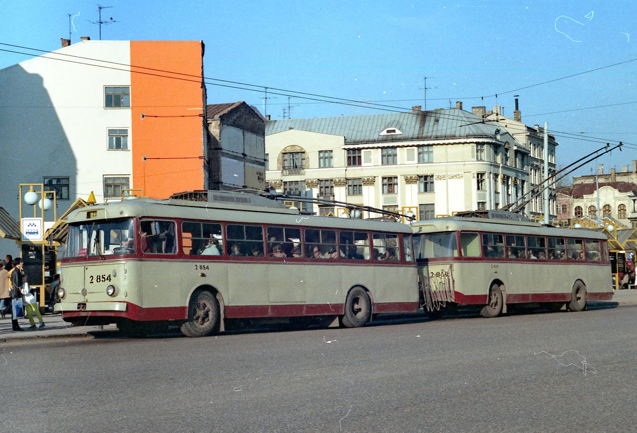 Рига, Škoda 9TrH27 № 2-854