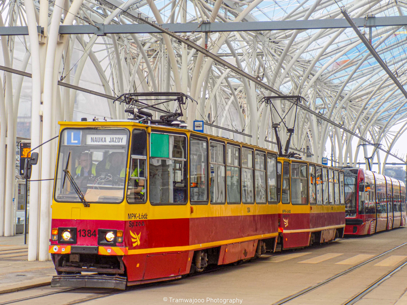 Лодзь, Konstal 805Na № 1384