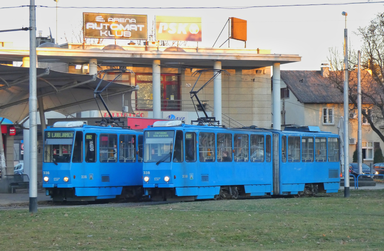 Загреб, Tatra KT4YU № 338