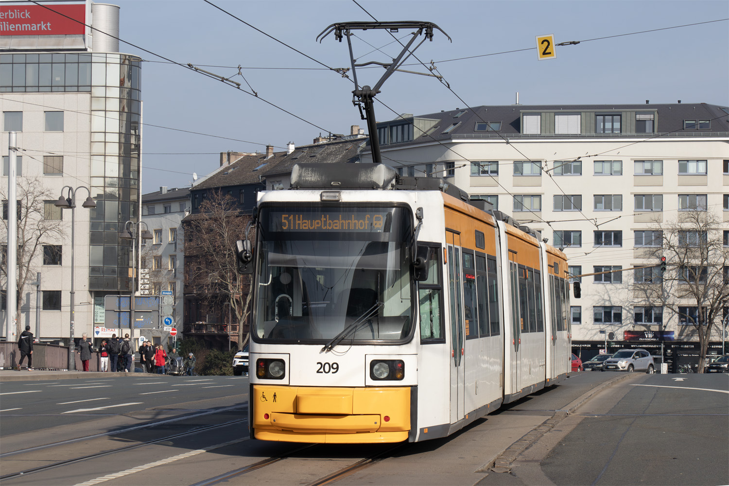 Mainz, Adtranz GT6M-ZR # 209 Mainz, Adtranz GT6M-ZR # 209