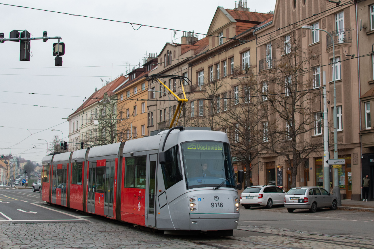 Прага, Škoda 14T Elektra № 9116