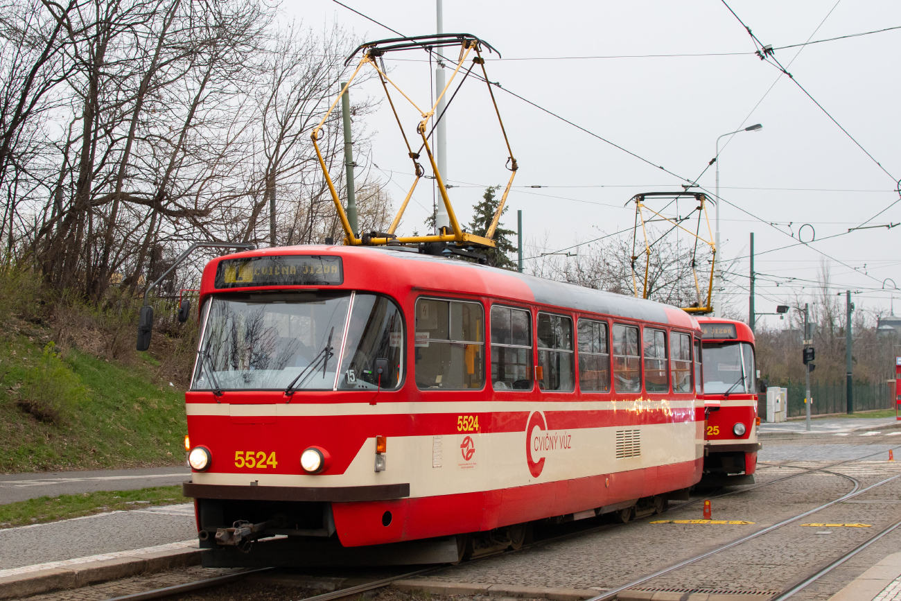 Прага, Tatra T3R.P № 5524