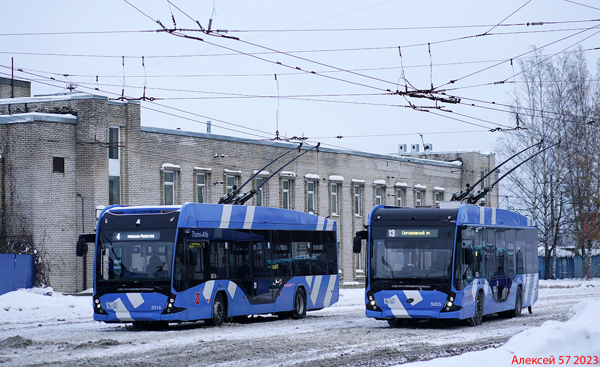 სანქტ-პეტერბურგი, VMZ-5298.01 “Avangard” № 5016; სანქტ-პეტერბურგი, VMZ-5298.01 “Avangard” № 5055