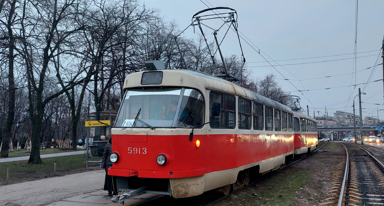 Киев, Tatra T3SU № 5913
