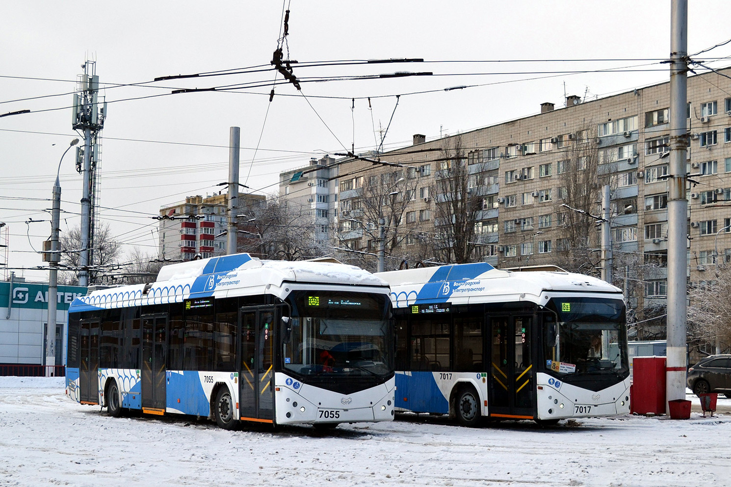 Волгоград, БКМ 32100D № 7055