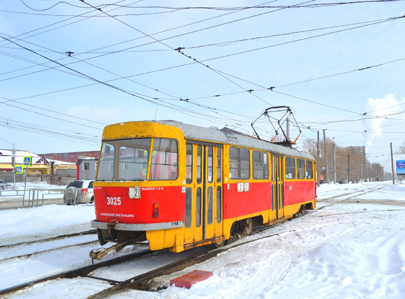 Барнаул, Tatra T3SU № 3025