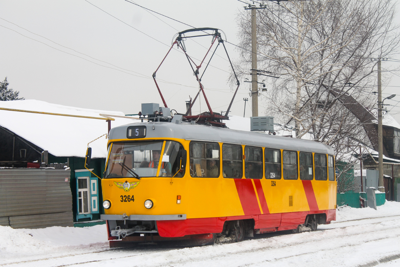 Барнаул, Tatra T3SU КВР Барнаул № 3264