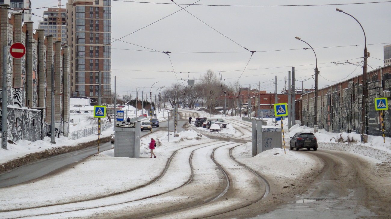 新西伯利亚 — Tram road