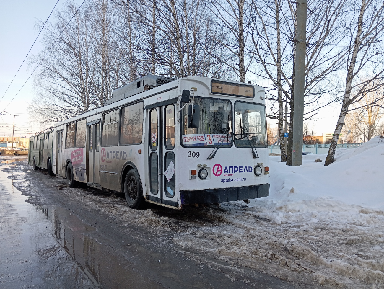 Йошкар-Ола, ЗиУ-682ГМ1 (с широкой передней дверью) № 309