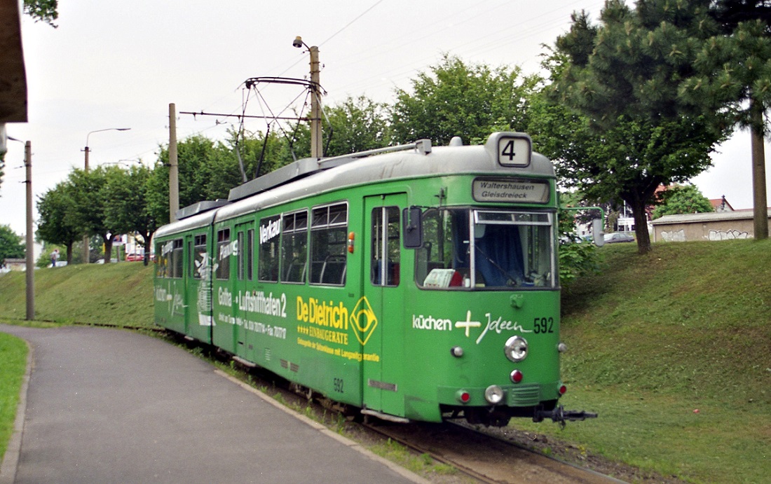 Гота, Duewag GT6M № 592