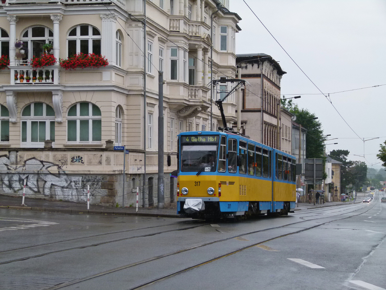 Гота, Tatra KT4DC-Z № 317