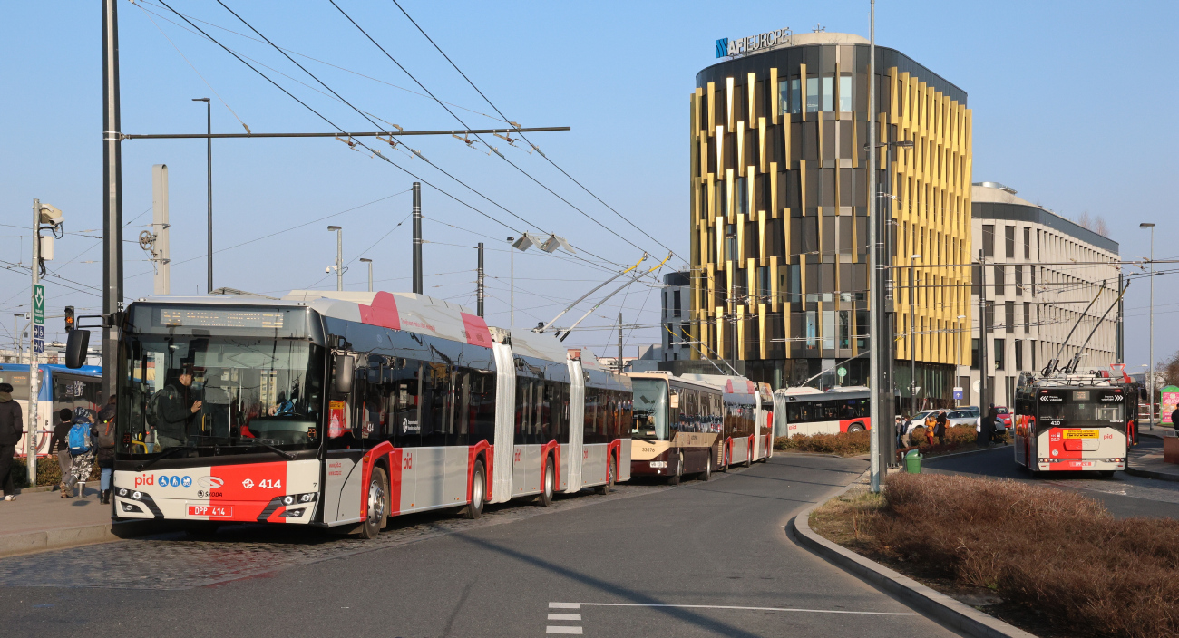 Прага, Škoda-Solaris 24m (Škoda 38Tr) № 414