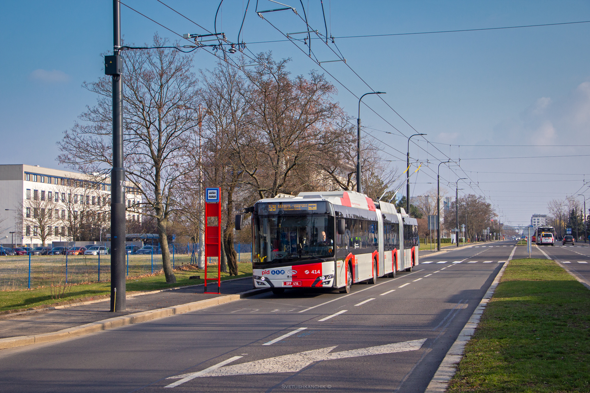 Прага, Škoda-Solaris 24m (Škoda 38Tr) № 414