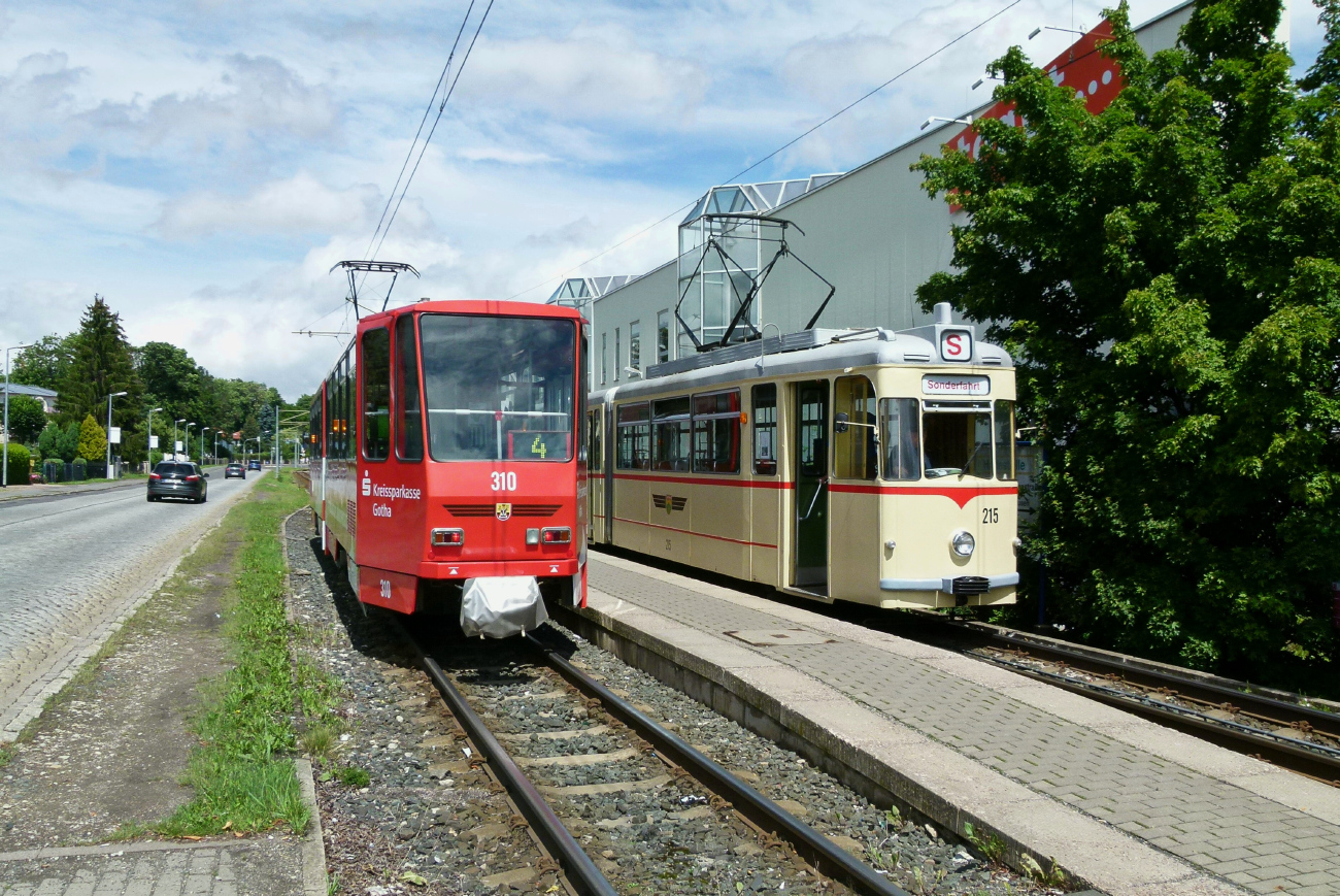 Гота, Tatra KT4DC № 310; Гота — Покатушки 08.07.12 на вагоне Gotha G4-67 типа «две комнаты и ванная» Гота, Tatra KT4DC № 310; Гота — Покатушки 08.07.12 на вагоне Gotha G4-67 типа «две комнаты и ванная»
