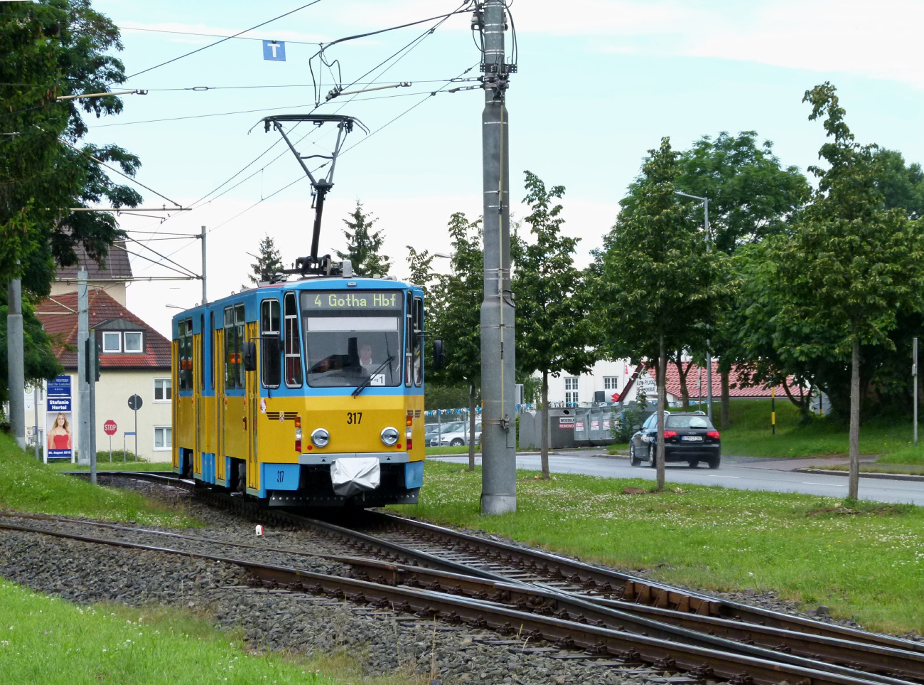 Гота, Tatra KT4DC-Z № 317