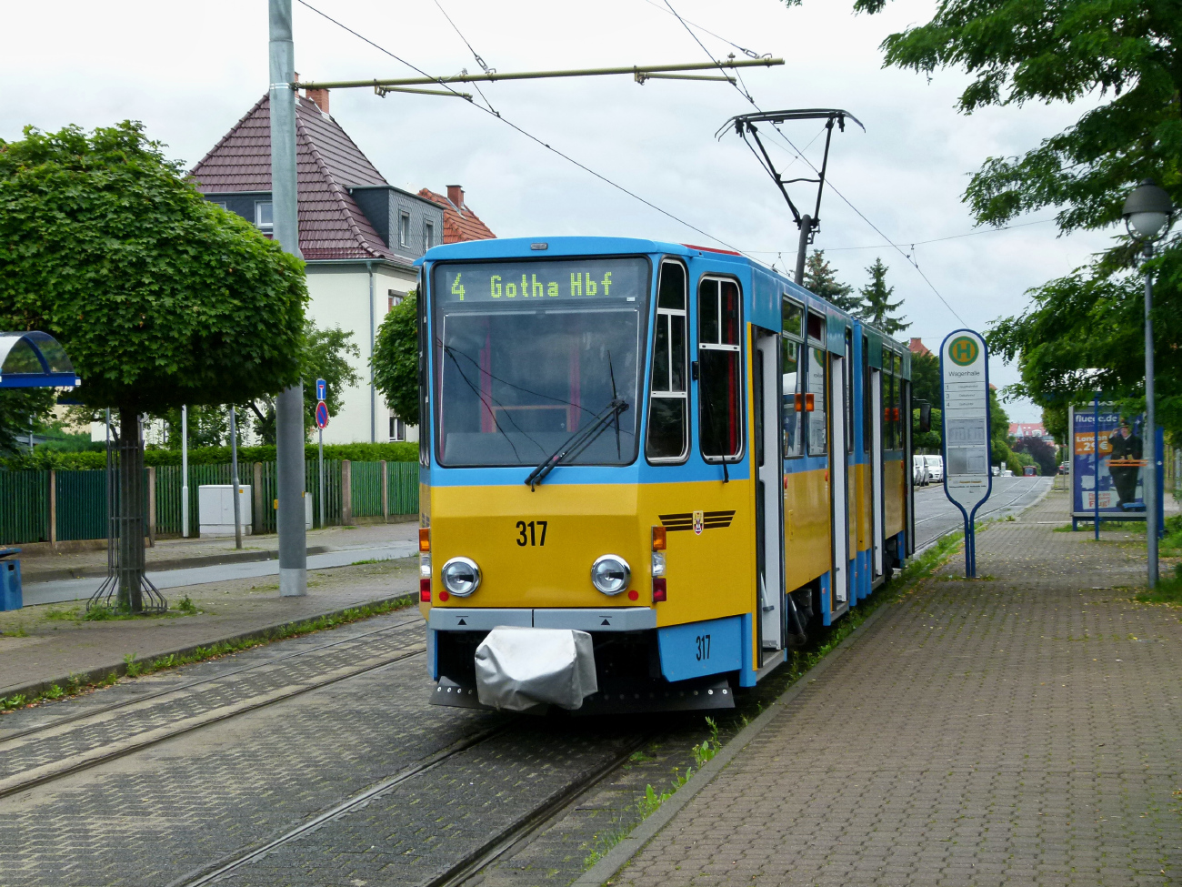 Гота, Tatra KT4DC-Z № 317