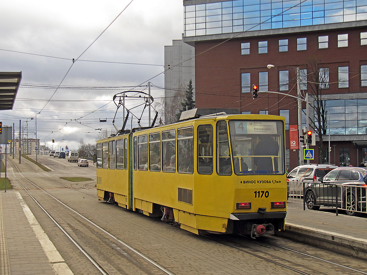 Львов, Tatra KT4D № 1170