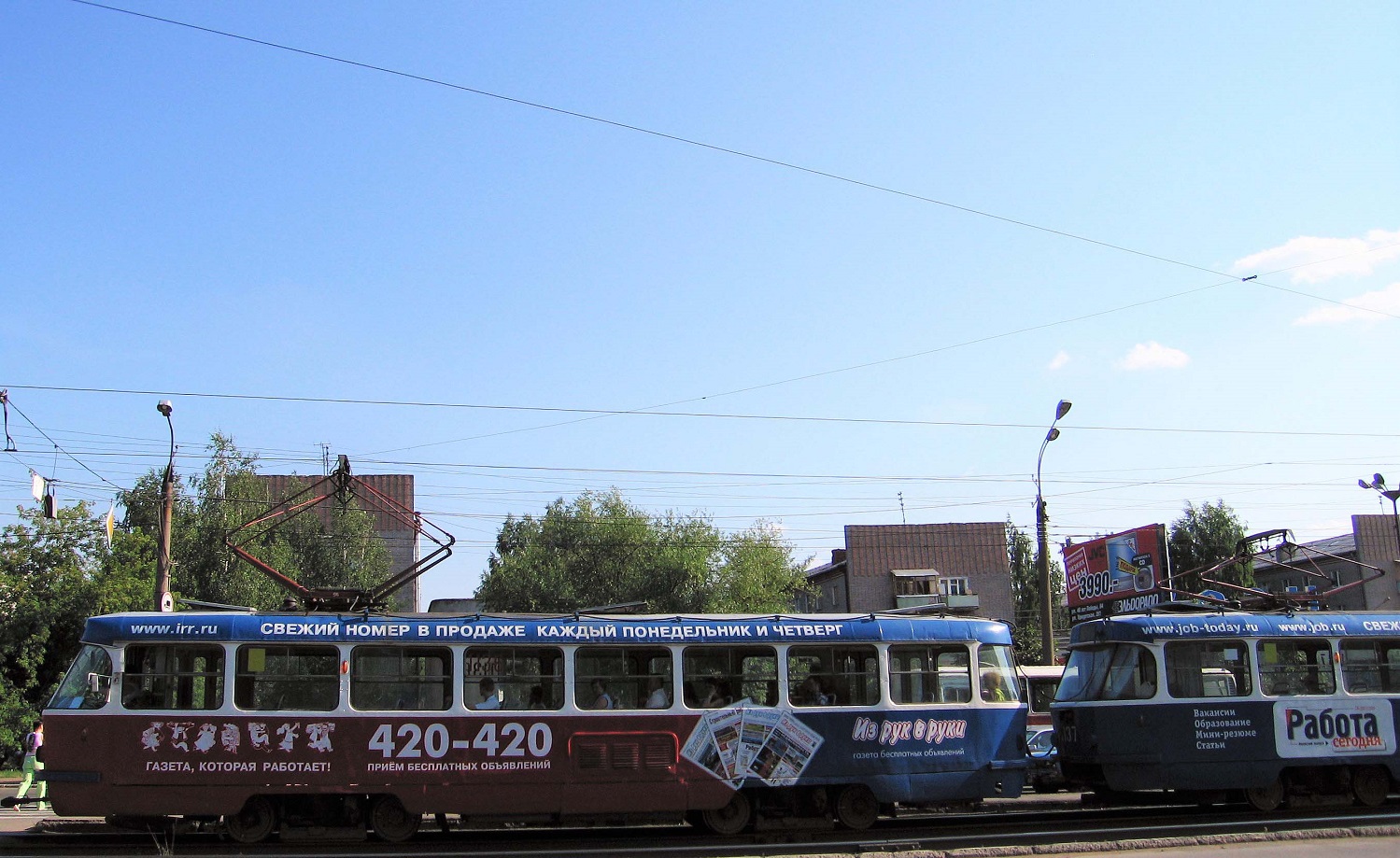 Ижевск, Tatra T3SU (двухдверная) № 1136