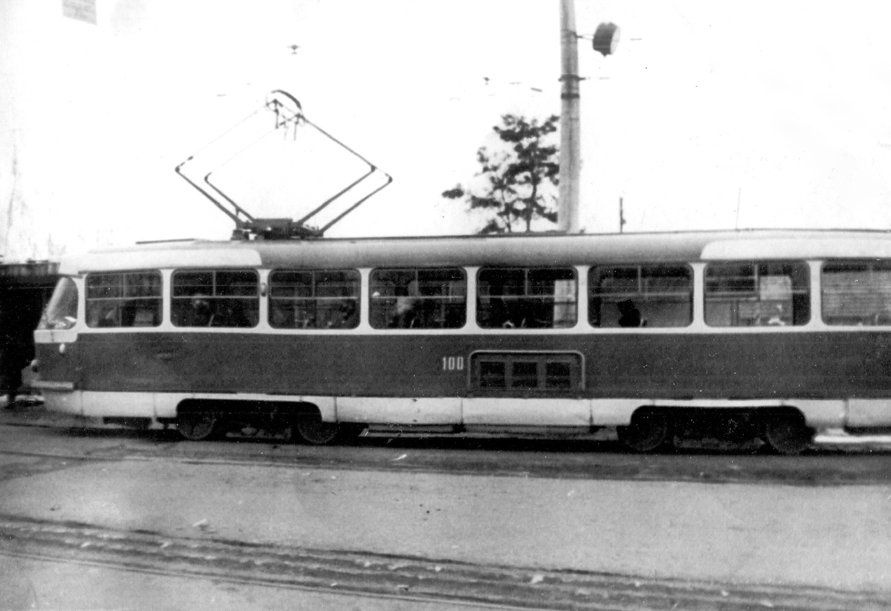 Тверь, Tatra T3SU (двухдверная) № 100; Тверь — Старые фотографии (1917—1991)