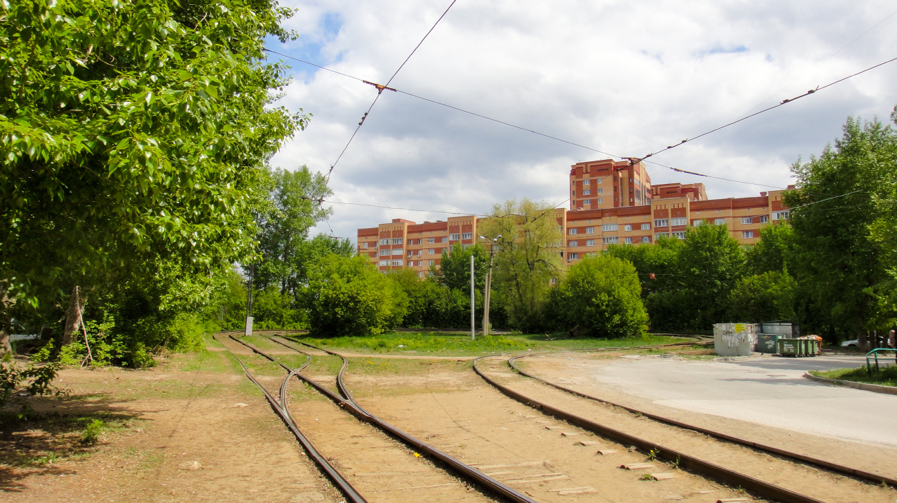 Новосибирск — Трамвайные линии и конечные