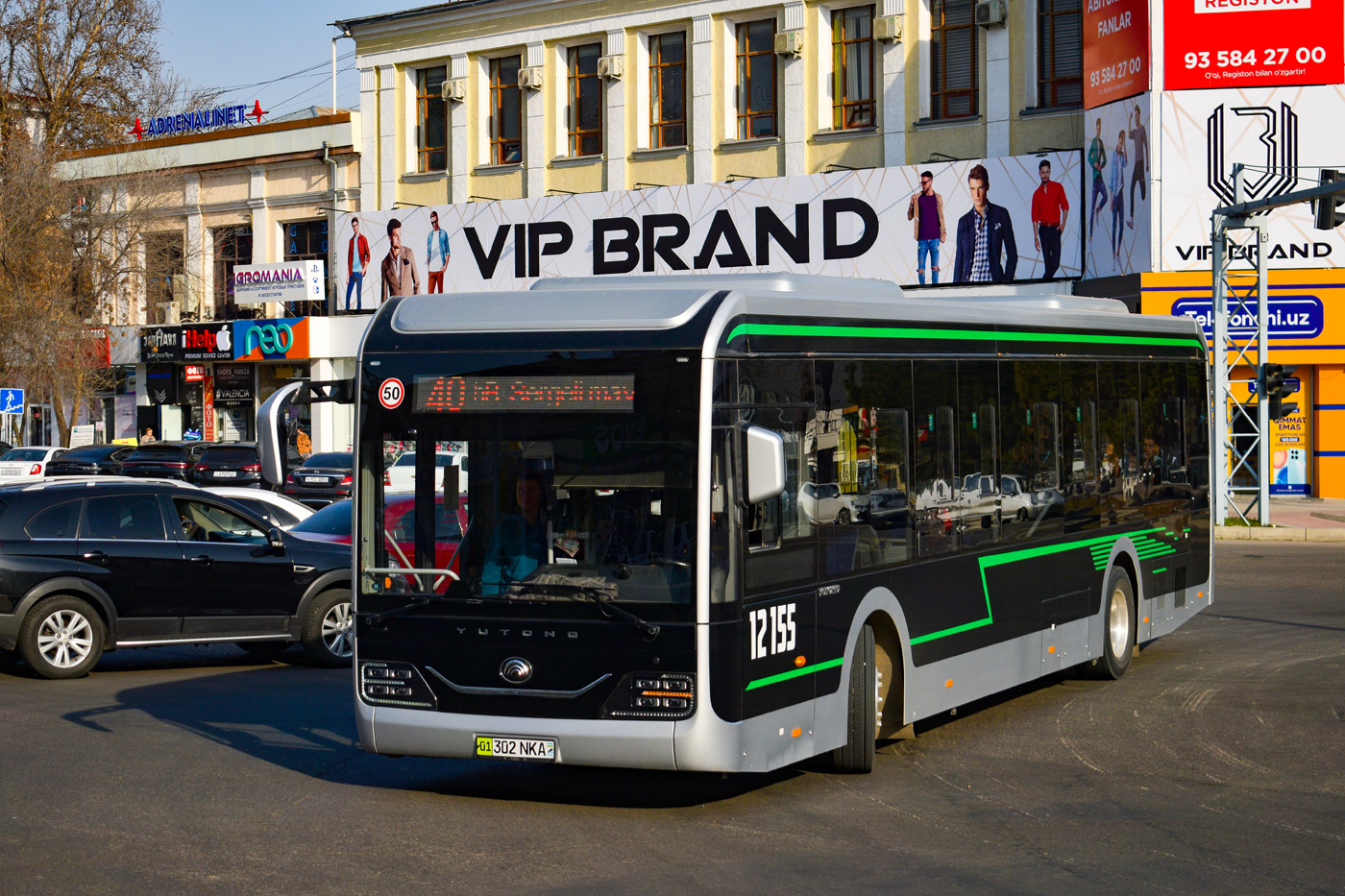 Ташкент, Yutong ZK6126BEVG № 12155