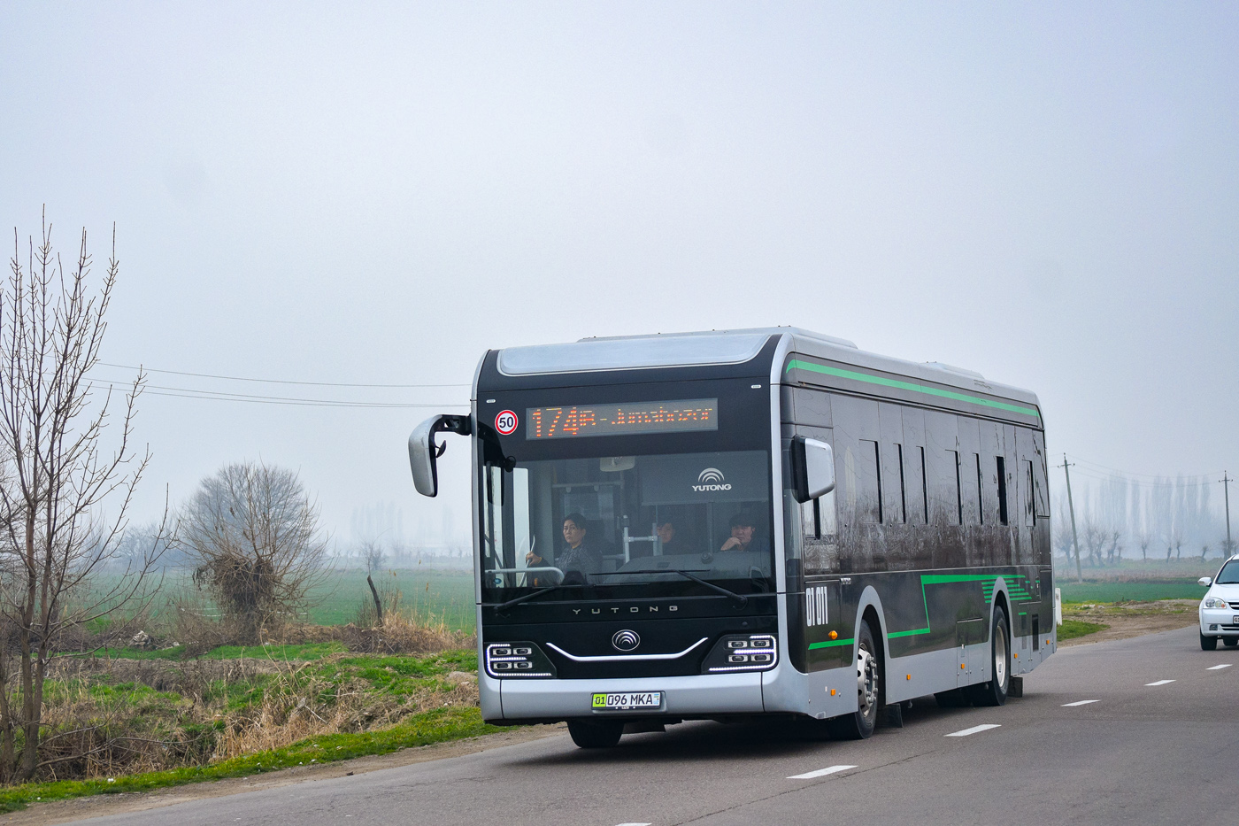 Ташкент, Yutong ZK6126BEVG № 01011