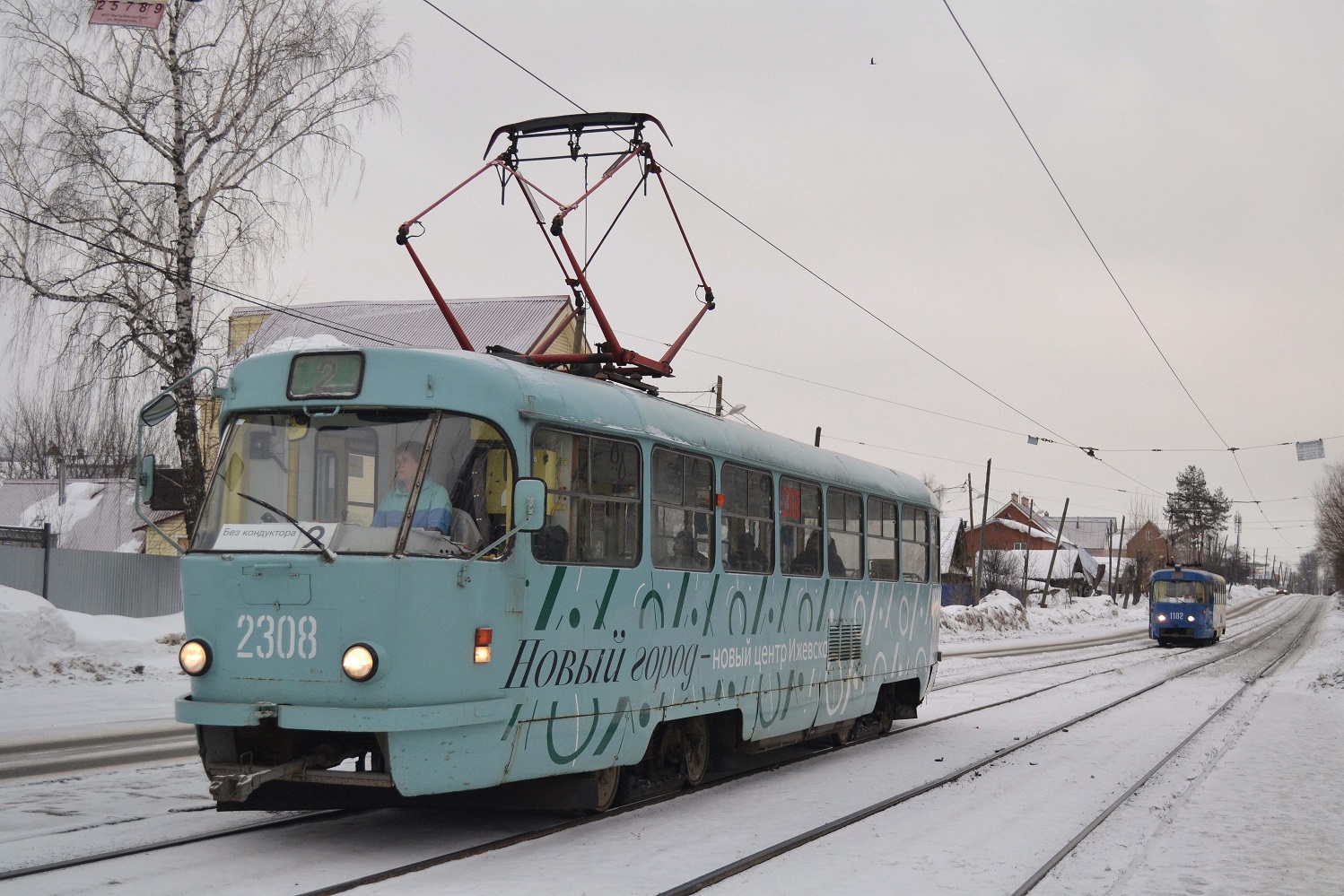 Ижевск, Tatra T3K № 2308